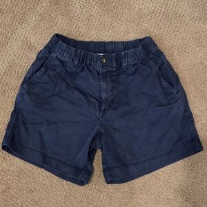 Classic Navy Blue Men's Shorts